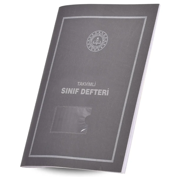 Gülpaş 25*35 Plastik Kapak Takvimli Sınıf Defteri 1-2-3-4-5 Sınıflar Zımbalı Dikişli 390