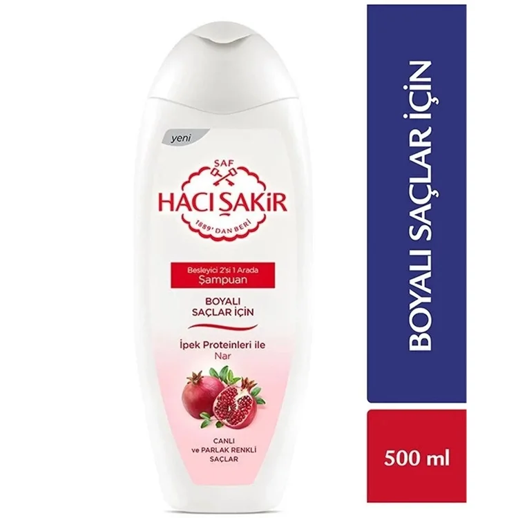 Hacı Şakir Şampuan 500 Ml_tüm Saç Tipleri İçin (nar) 533318 *12