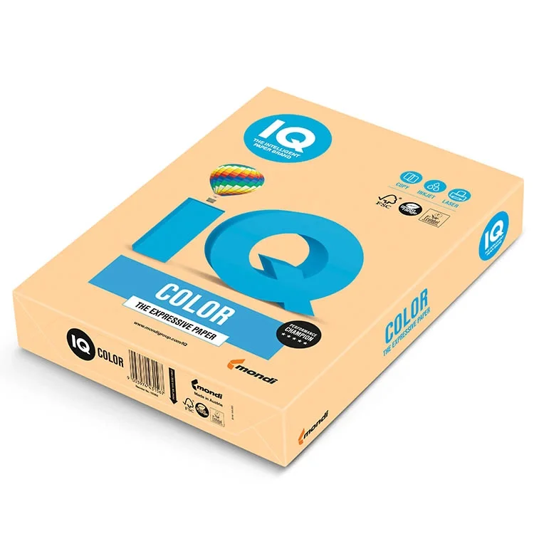 Iq A4 Renkli Fotokopi Kağıdı 80/500 Altın Sarısı Ne1320-go22