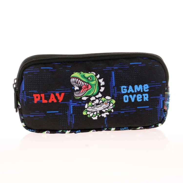 Kaukko Kids Love 3 Bölmeli Kalem Çantası Sweet Dinosaur L8131