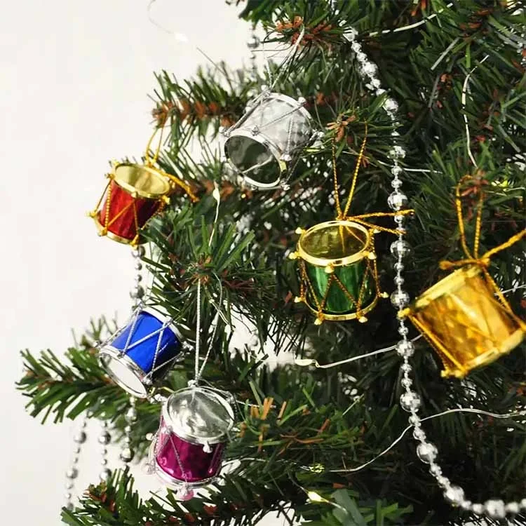 Kikajoy Yılbaşı Ağaç Süsü Davullar 12li 2006784-5 Ybs