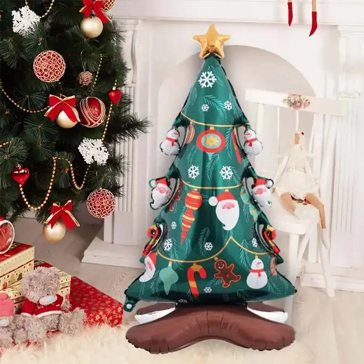 Kikajoy Yılbaşı Folyo Balon Ayaklı Çam Ağaçı  2006741-2 Ybs