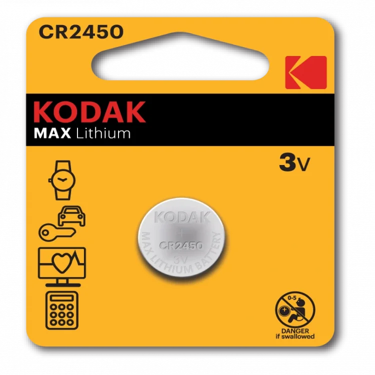 Kodak Cr2450 Para Pil