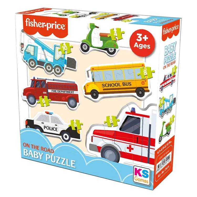 Ks Games Puzzle Fisher-price Baby On The Road Fp-13414  Ksgm
