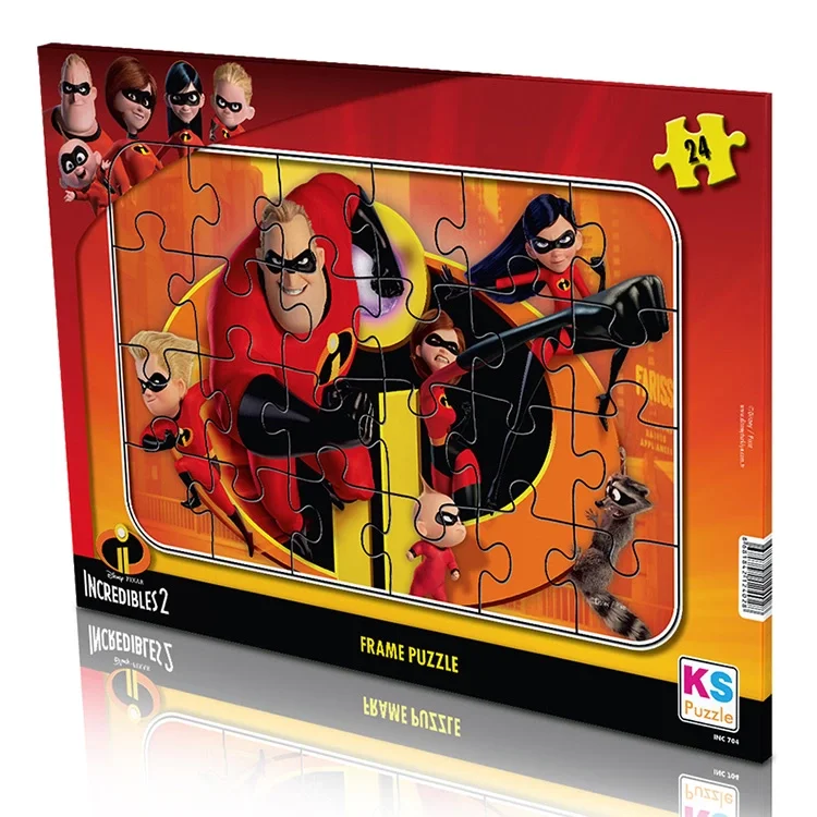 Ks Games Puzzle 24 Parça Incredibles 2 Frame Inc704 Ksgm