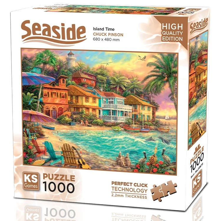 Ks Games Puzzle Yetişkin 1000 Parça Parça İsland Time 20673 Ksgm