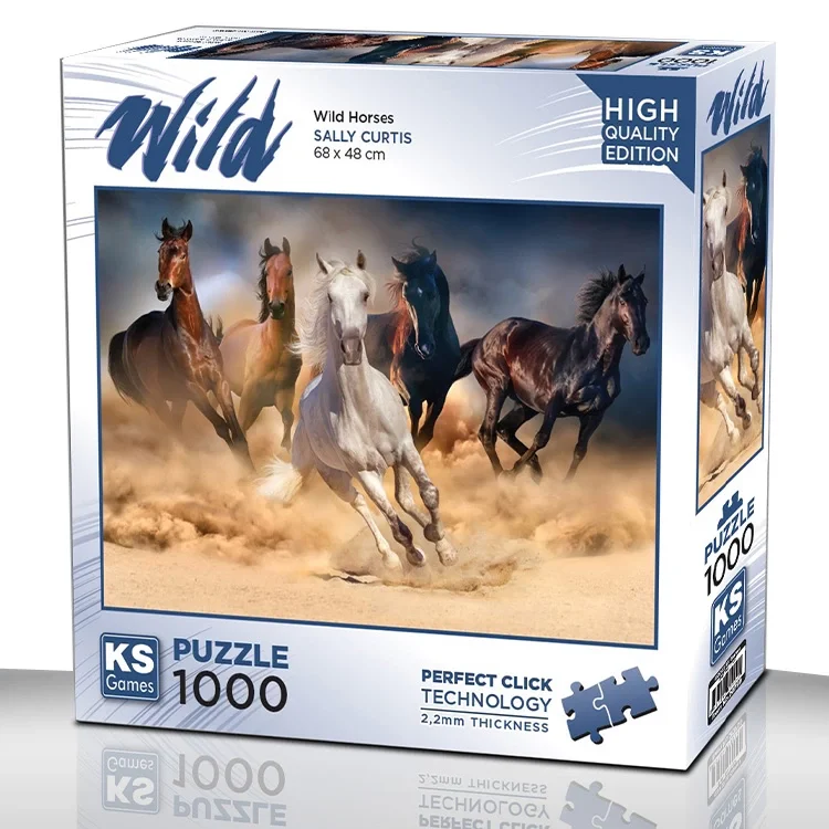 Ks Games Puzzle Yetişkin 1000 Parça Wild Horses 20769 Ksgm