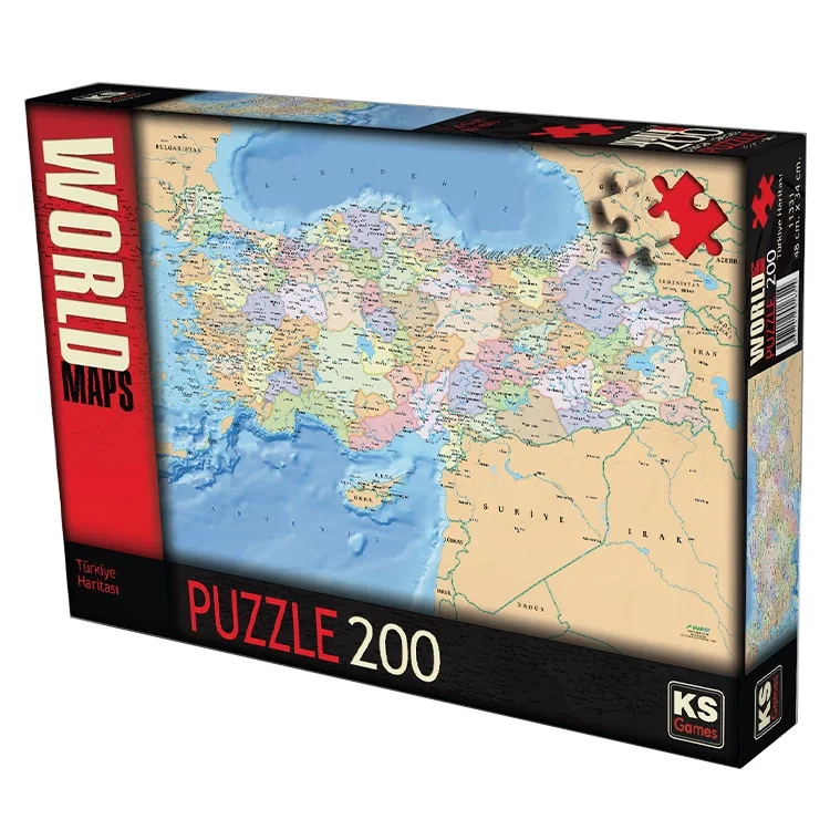 Ks Games Puzzle 200 Türkiye Haritası 11331 Ksgm