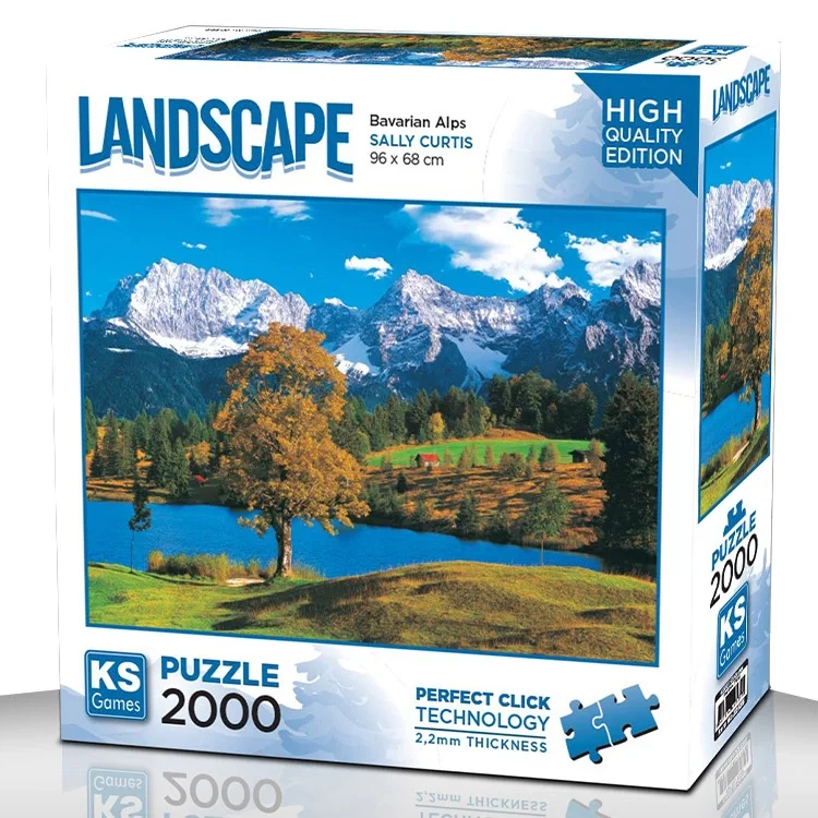 Ks Games Puzzle Yetişkin 2000 Parça Bavarian Alps 22535 Ksgm