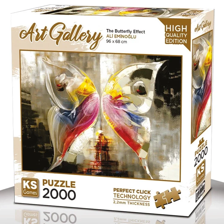 Ks Games Puzzle Yetişkin 2000 Parça Kelebek Etkisi 22528 Ksgm