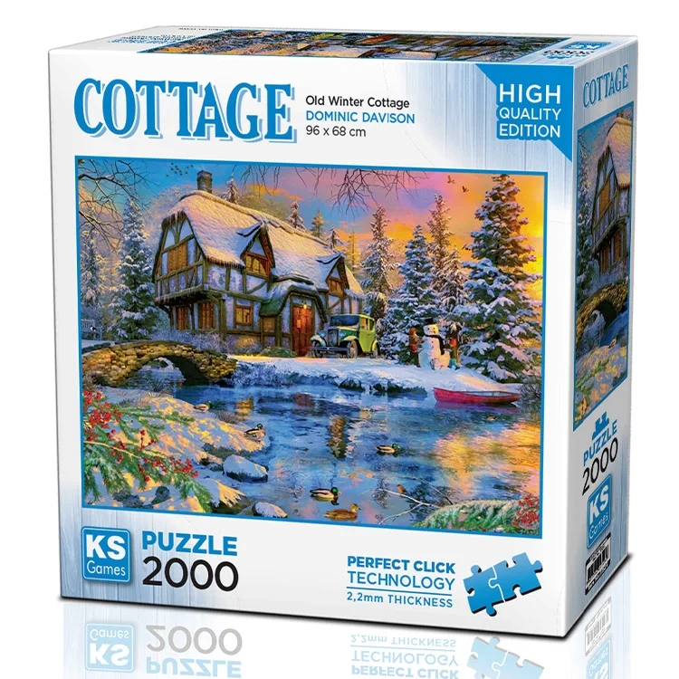Ks Games Puzzle Yetişkin 2000 Parça Parça Old Winter 22526 Ksgm