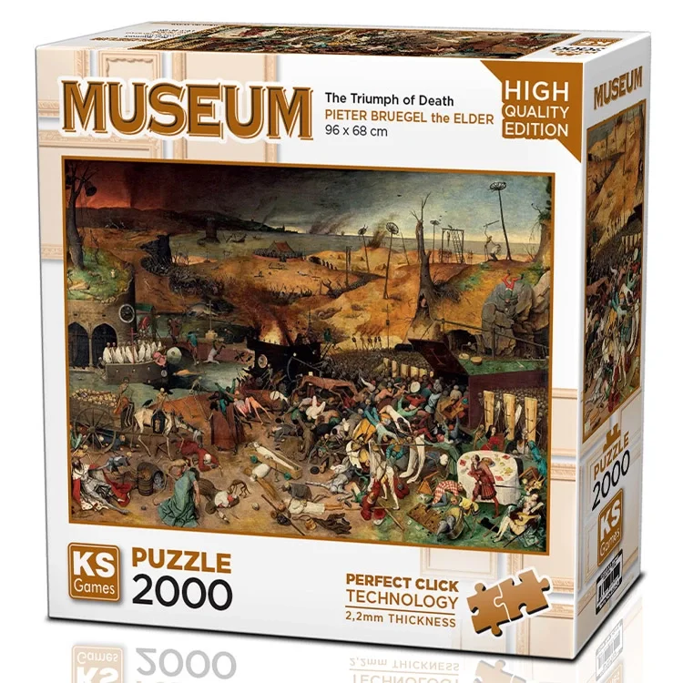 Ks Games Puzzle Yetişkin 2000 Parça The Triumph Of Death 22524 Ksgm