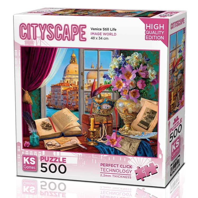 Ks Games Puzzle Yetişkin 500 Parça Parça Venice Still 20054 Ksgm