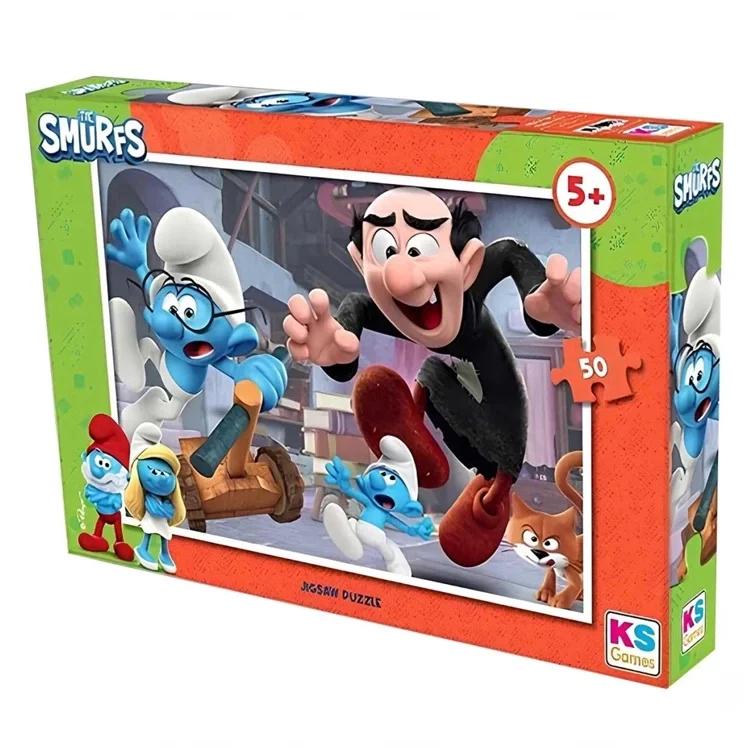Ks Games Puzzle 50 Parça Smurf Smr709