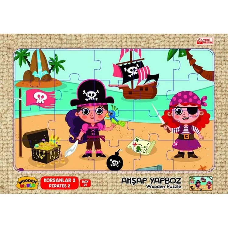 Kum Toys Wooden Puzzle 24x34 Cm. Km5330