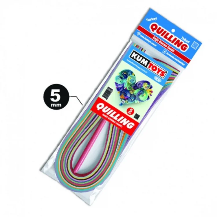 Kum Toys Qullınng Kağıt Kıvırtma Sanatı İnce 5mm Km5033