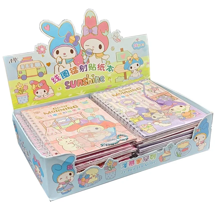 Kuzey Spiralli Sticker Defter 24lü Sz-187