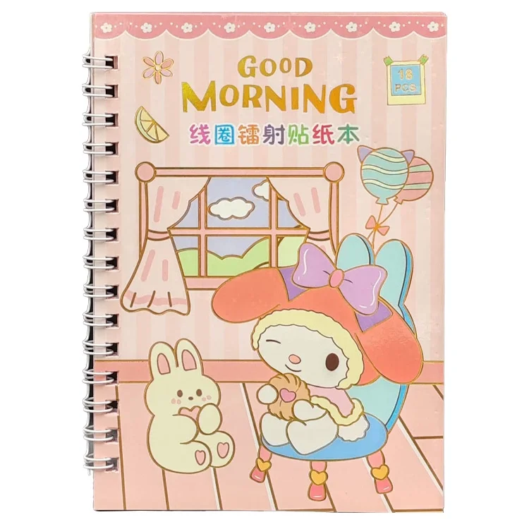 Kuzey Spiralli Sticker Defter 24lü Sz-187