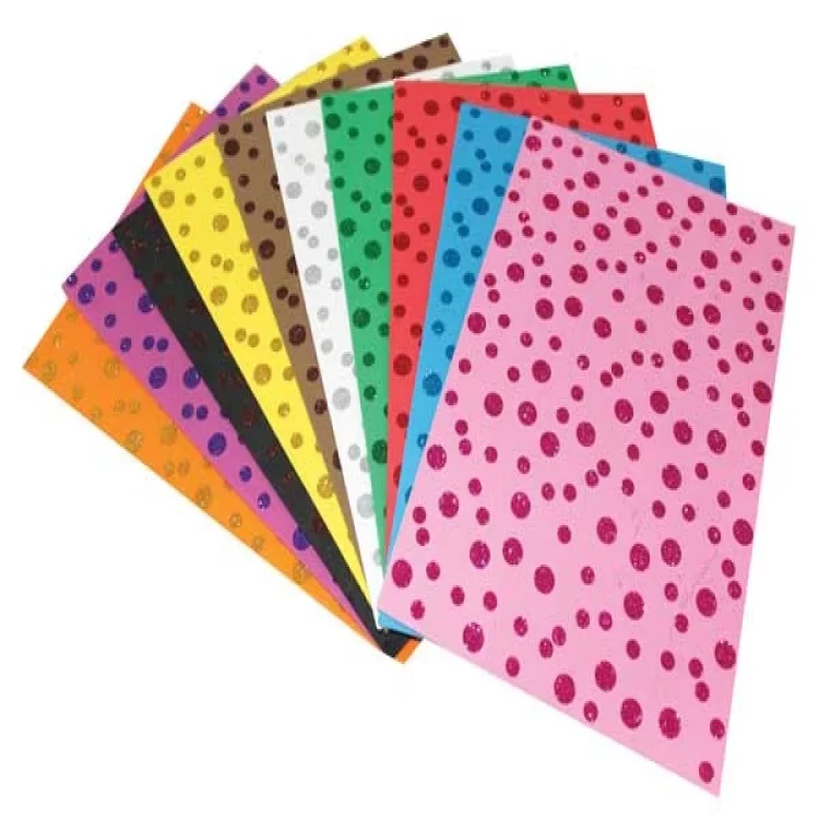 Lino Eva 20*30 Cm Simli Nokta Desenli 10 Renk 2 Mm 2801j-4