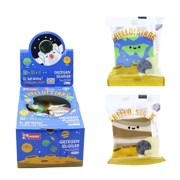 Mikro E2393 Gezegen Pvc Silgi 36 Li E2393 Shnk