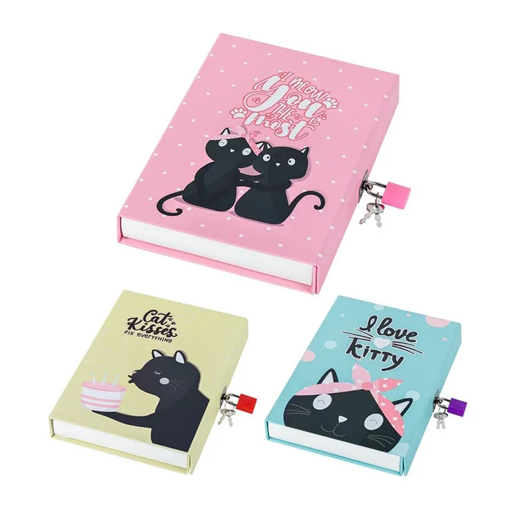 Mikro Hatıra Defteri Ht-54 Kilitli Kedi