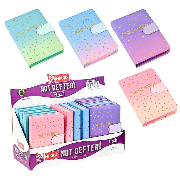 Mikro Mg-11 Standli Çizgili Not Defteri 112.yp Mg11