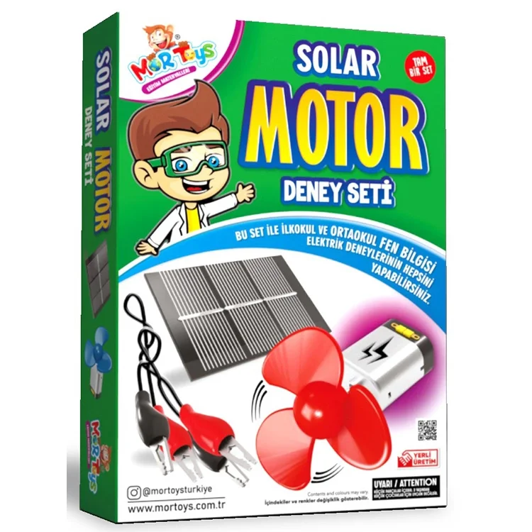 Mor 9751 Solar Motor Deney Seti Kutulu