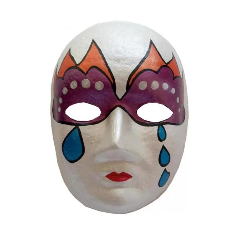 Mor Mc05 Karton Maske + Boya Seti