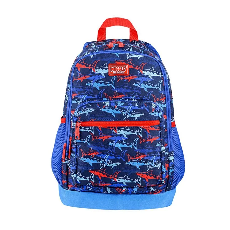 Muggle Mu-0365 Ot-shark Mavi Okul Çantası-mu0365 Shnk
