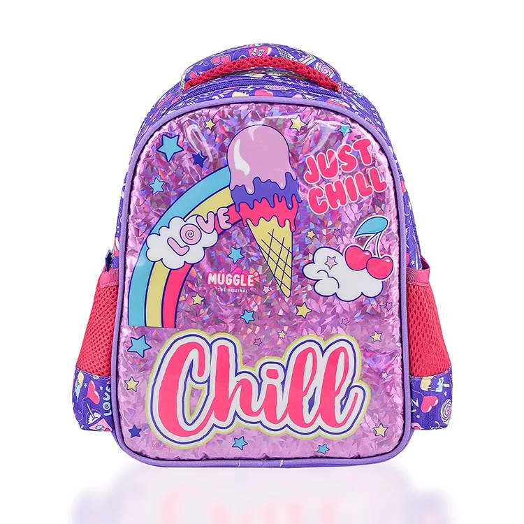Muggle Mu-0723 İce Cream Mor Anaokulu Çantası- Shnk