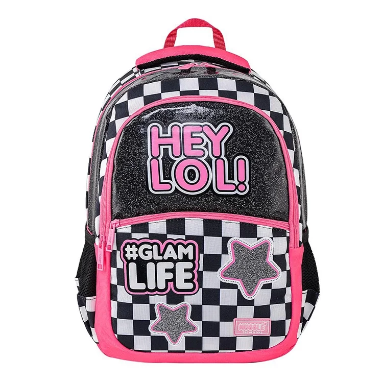 Muggle Mu-7556 Hey Lol Siyah Okul Çantası-mu7556 Shnk