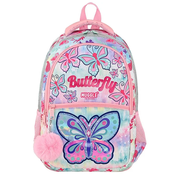 Muggle Mu-9036 Butterfly Koleksiyonu İlkokul Çantası Shnk