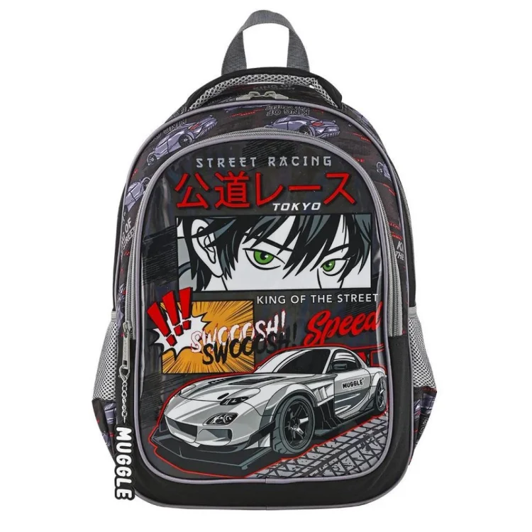 Muggle Mu-9136 Street Racing İlkokul Çantası