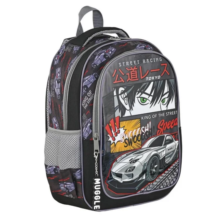 Muggle Mu-9136 Street Racing İlkokul Çantası