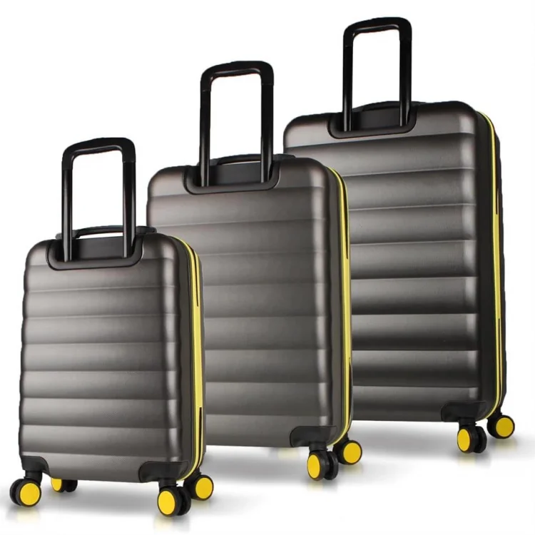 My Valice Colors Abs Kabin Orta Ve Büyük Boy Antrasit 3lü Valiz Seti