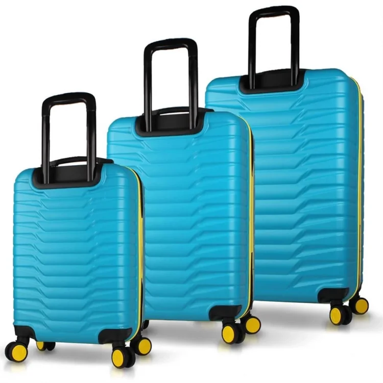 My Valice Croc Abs Kabin Orta Ve Büyük Boy Turkuaz 3lü Valiz Seti