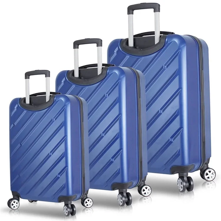 My Valice Cross Abs Kabin Orta Ve Büyük Boy Mavi 3lü Valiz Seti