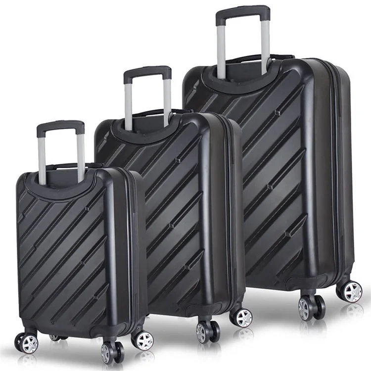 My Valice Cross Abs Kabin Orta Ve Büyük Boy Siyah 3lü Valiz Seti