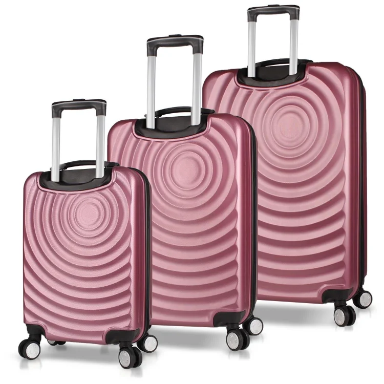 My Valice Drop Abs Kabin Orta Ve Büyük Boy Rose Gold 3lü Valiz Seti