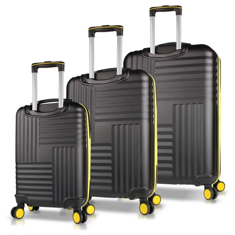 My Valice Puzzle Abs Kabin Orta Ve Büyük Boy Siyah 3lü Valiz Seti