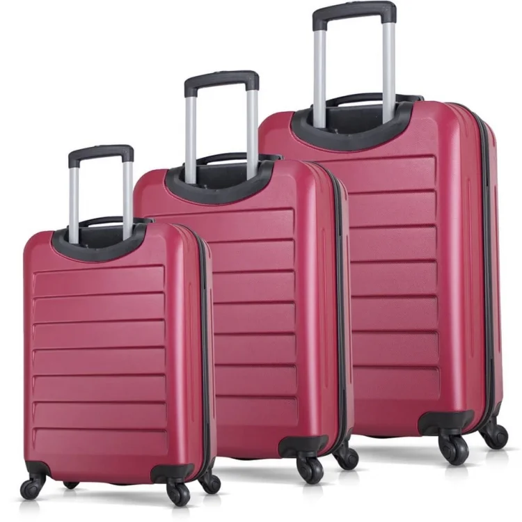 My Valice Ruby Abs Kabin Orta Ve Büyük Boy Bordo 3lü Valiz Seti