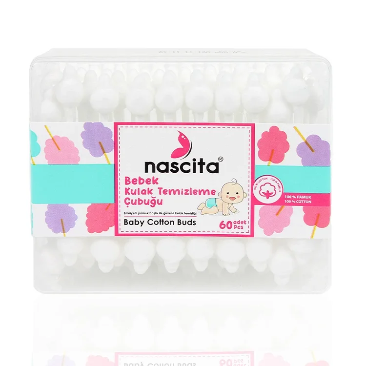 Nascita Kulak Temizleme Çubuğu 00060 Bebek 60lı Naskcb00060