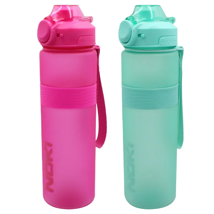 Noki Kids Su Matarasi Petg Auto Kapak Silikon Kemerli Askılı 1000 Ml T-0117