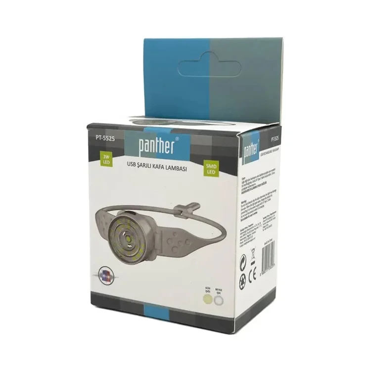 Panther Pt-5525 Kafa Lambası Şarjlı 133223 *200 Elku