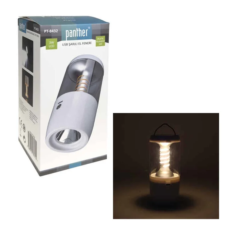 Panther Pt-8432 Şarjlı El Feneri 132714 *80 Elku