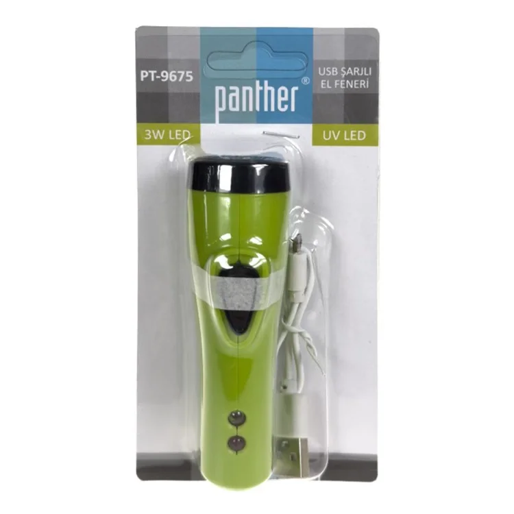 Panther Pt-9675 Şarjlı El Feneri 132615 *200 Elku