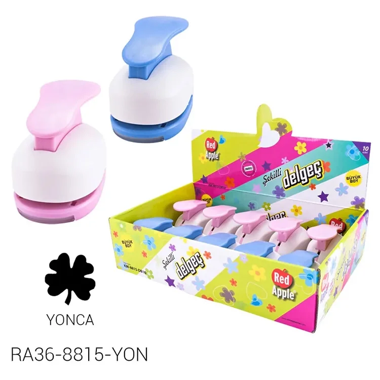 Red Apple Şekilli Delgeç 3.80 Cm Büyük Boy Yonca Ra36-8815