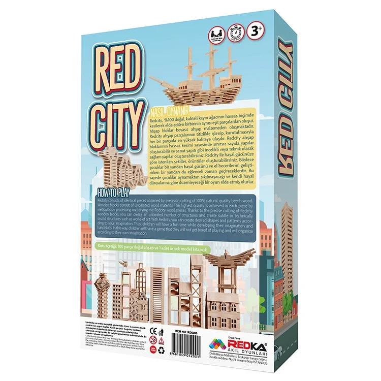 Redka Redcity Ahşap Bloklar Rd5200 Tyf