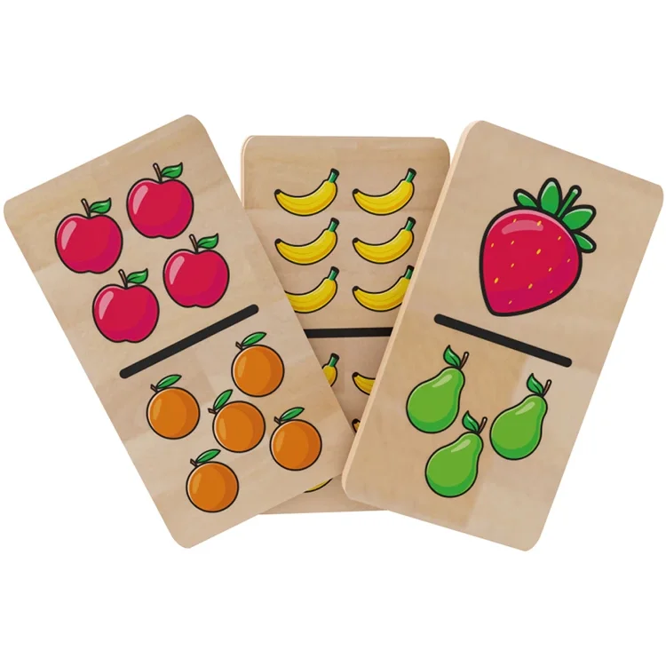 Redka Woden Domino Meyveler Fruits Rd5650