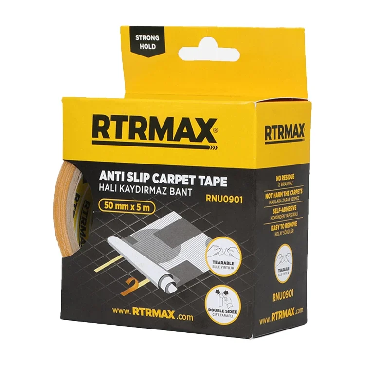 Rtrmax Çift Taraflı Bez Halı Bandı 50 Mm * 5 Mt. Rnu0901